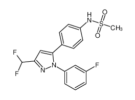 N-(4-(3-(difluoromethyl)-1-(3-fluorophenyl)-1H-pyrazol-5-yl)phenyl)methanesulfonamide CAS:691006-03-8 manufacturer & supplier