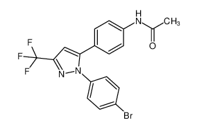 N-(4-(1-(4-bromophenyl)-3-(trifluoromethyl)-1H-pyrazol-5-yl)phenyl)acetamide CAS:691006-17-4 manufacturer & supplier