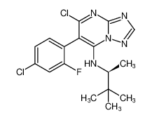 (S)-5-chloro-6-(4-chloro-2-fluorophenyl)-N-(3,3-dimethylbutan-2-yl)-[1,2,4]triazolo[1,5-a]pyrimidin-7-amine CAS:691011-61-7 manufacturer & supplier