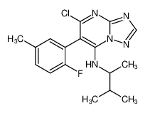 5-chloro-6-(2-fluoro-5-methylphenyl)-N-(3-methylbutan-2-yl)-[1,2,4]triazolo[1,5-a]pyrimidin-7-amine CAS:691011-88-8 manufacturer & supplier