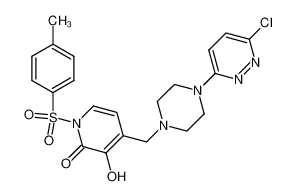 1-(4'-methylbenzenesulfonyl)-3-hydroxy-4-[4-(6-chloropyridazin-3-yl)piperazin-1-ylmethyl]pyridin-2(1H)-one CAS:691013-09-9 manufacturer & supplier