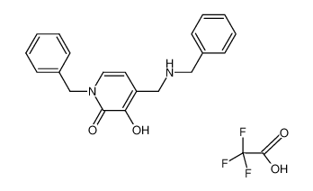 1-benzyl-4-(benzylaminomethyl)-3-hydroxy-1H-pyridin-2-one trifluoroacetic salt CAS:691014-31-0 manufacturer & supplier