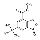 methyl 5-tert-butyl-3-oxo-2,1-benzoxathiole-7-carboxylate CAS:69105-29-9 manufacturer & supplier