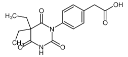 [4-(5,5-diethyl-2,4,6-trioxo-tetrahydro-pyrimidin-1-yl)-phenyl]-acetic acid CAS:69106-38-3 manufacturer & supplier