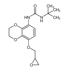 1-(tert-butyl)-3-(8-(oxiran-2-ylmethoxy)-2,3-dihydrobenzo[b][1,4]dioxin-5-yl)urea CAS:69114-33-6 manufacturer & supplier