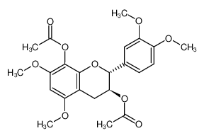 8-acetoxy-3-O-acetyl-3',4',5,7-tetra-O-methyl-(+)-catechin CAS:69119-55-7 manufacturer & supplier