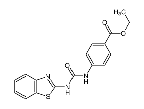 ethyl 4-(1,3-benzothiazol-2-ylcarbamoylamino)benzoate CAS:69123-51-9 manufacturer & supplier