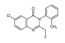 6-chloro-2-(fluoromethyl)-3-(2-methylphenyl)quinazolin-4-one CAS:69123-70-2 manufacturer & supplier