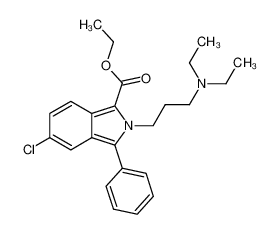 5-chloro-2-[3-(diethylamino)propyl]-3-phenylisoindole-1-carboxylic acid ethyl ester CAS:69128-56-9 manufacturer & supplier