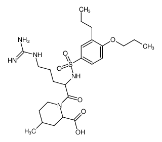 1-[5-Guanidino-2-(4-propoxy-3-propyl-benzenesulfonylamino)-pentanoyl]-4-methyl-piperidine-2-carboxylic acid CAS:69129-00-6 manufacturer & supplier