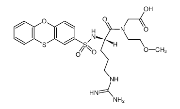 [[(S)-5-Guanidino-2-(phenoxathiine-2-sulfonylamino)-pentanoyl]-(2-methoxy-ethyl)-amino]-acetic acid CAS:69130-36-5 manufacturer & supplier