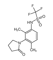 N-[2,4-Dimethyl-3-(2-oxo-pyrrolidin-1-yl)-phenyl]-C,C,C-trifluoro-methanesulfonamide CAS:69131-94-8 manufacturer & supplier