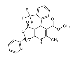 2,6-dimethyl-4-(2'-trifluoromethylphenyl)-1,4-dihydropyridine-3,5-dicarboxylic acid 3-(α-pyridyl)-methyl ester 5-methyl ester CAS:691344-09-9 manufacturer & supplier