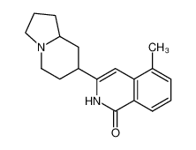 5-methyl-3-(octahydroindolizin-7-yl)-2H-isoquinolin-1-one CAS:691351-88-9 manufacturer & supplier