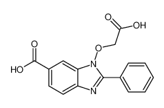 1H-Benzimidazole-6-carboxylic acid, 1-(carboxymethoxy)-2-phenyl- CAS:691352-96-2 manufacturer & supplier