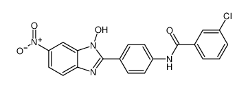 3-chloro-N-(4-(1-hydroxy-6-nitro-1H-benzo[d]imidazol-2-yl)phenyl)benzamide CAS:691354-07-1 manufacturer & supplier