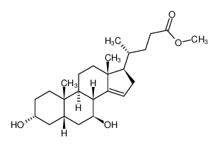 Chol-14-en-24-oic acid, 3,7-dihydroxy-, methyl ester, (3a,5b,7b)- CAS:691354-68-4 manufacturer & supplier