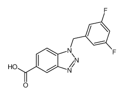 1H-Benzotriazole-5-carboxylic acid, 1-[(3,5-difluorophenyl)methyl]- CAS:691363-22-1 manufacturer & supplier