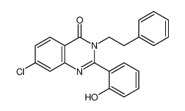 4(3H)-Quinazolinone, 7-chloro-2-(2-hydroxyphenyl)-3-(2-phenylethyl)- CAS:691378-48-0 manufacturer & supplier