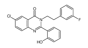 6-chloro-3-(3-fluorophenethyl)-2-(2-hydroxyphenyl)quinazolin-4(3H)-one CAS:691378-56-0 manufacturer & supplier