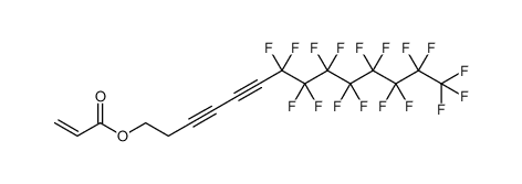 7,7,8,8,9,9,10,10,11,11,12,12,13,13,14,14,14-heptadecafluorotetradeca-3,5-diyn-1-yl acrylate CAS:691388-34-8 manufacturer & supplier