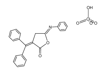 3-Benzhydrylidene-5-[(Z)-phenylimino]-dihydro-furan-2-one; compound with perchloric acid CAS:69139-75-9 manufacturer & supplier