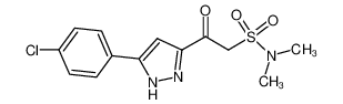 2-(5-(4-chlorophenyl)-1H-pyrazol-3-yl)-N,N-dimethyl-2-oxoethane-1-sulfonamide CAS:691406-09-4 manufacturer & supplier