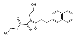 5-(2-(2-naphthyl)-ethyl)-4-(2-hydroxy-ethyl)-3-isoxazolecarboxylic acid ethyl ester CAS:691406-46-9 manufacturer & supplier