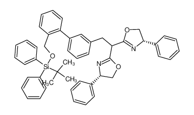 (4S,4'S)-2,2'-(2-(2'-(((tert-butyldiphenylsilyl)oxy)methyl)-[1,1'-biphenyl]-3-yl)ethane-1,1-diyl)bis(4-phenyl-4,5-dihydrooxazole) CAS:691407-91-7 manufacturer & supplier