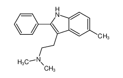 N,N-dimethyl-2-(5-methyl-2-phenylindol-3-yl)ethylamine CAS:691412-27-8 manufacturer & supplier