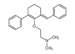 Dimethyl-(2-{2-phenyl-6-[1-phenyl-meth-(E)-ylidene]-cyclohex-1-enyloxy}-ethyl)-amine CAS:69145-41-1 manufacturer & supplier