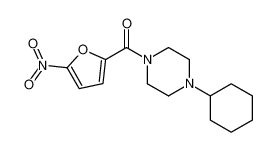 (4-cyclohexylpiperazin-1-yl)-(5-nitrofuran-2-yl)methanone CAS:69147-15-5 manufacturer & supplier