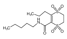 2-n-pentylcarbamoyl-3-n-propyl-5,6-dihydro-1,4-dithiin-1,1,4,4-tetroxide CAS:69149-77-5 manufacturer & supplier