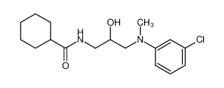 Cyclohexanecarboxylic acid {3-[(3-chloro-phenyl)-methyl-amino]-2-hydroxy-propyl}-amide CAS:69156-78-1 manufacturer & supplier