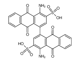 4,4'-diamino-9,10,9',10'-tetraoxo-9,10,9',10'-tetrahydro-[1,1']bianthryl-3,3'-disulfonic acid CAS:69166-06-9 manufacturer & supplier