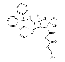 6R(β)-tritylaminopenicillanic acid ethyl carbonate CAS:69167-34-6 manufacturer & supplier