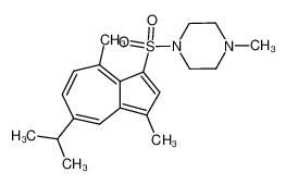 N-Guaiazulen-3-ylsulfonyl-N'-methyl-piperazin CAS:69174-70-5 manufacturer & supplier