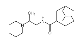 Adamantane-1-carboxylic acid (2-piperidin-1-yl-propyl)-amide CAS:69181-82-4 manufacturer & supplier