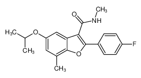 2-(4-fluorophenyl)-5-isopropoxy-N,7-dimethylbenzofuran-3-carboxamide CAS:691852-95-6 manufacturer & supplier