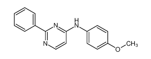 4-Pyrimidinamine, N-(4-methoxyphenyl)-2-phenyl- CAS:691858-60-3 manufacturer & supplier