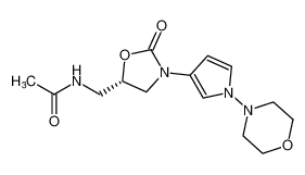 (S)-N-((3-(1-morpholino-1H-pyrrol-3-yl)-2-oxooxazolidin-5-yl)methyl)acetamide CAS:691862-57-4 manufacturer & supplier