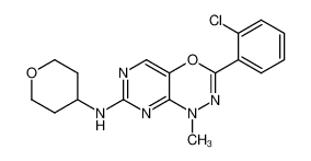 2-methyl-4-(2-chlorophenyl)-6-(tetrahydropyranyl-4-amino)-4H-1,3,4-pyrimido[4,5-e]oxadiazine CAS:691863-98-6 manufacturer & supplier