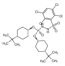 bis((1r,4R)-4-(tert-butyl)cyclohexyl) (2-((2,3,5,6-tetrachlorophenyl)sulfonyl)hydrazineyl)phosphonate CAS:69187-80-0 manufacturer & supplier