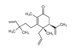 (4S,5S)-4-Allyl-3-(3,3-dimethyl-pent-4-enyl)-5-isopropenyl-2,4-dimethyl-cyclohex-2-enone CAS:691871-09-7 manufacturer & supplier