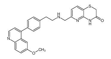 6-(((4-(6-methoxyquinolin-4-yl)phenethyl)amino)methyl)-2H-pyrido[3,2-b][1,4]thiazin-3(4H)-one CAS:691872-22-7 manufacturer & supplier