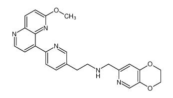 N-((2,3-dihydro-[1,4]dioxino[2,3-c]pyridin-7-yl)methyl)-2-(6-(6-methoxy-1,5-naphthyridin-4-yl)pyridin-3-yl)ethan-1-amine CAS:691872-46-5 manufacturer & supplier