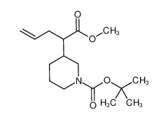 tert-butyl 3-(1-methoxy-1-oxopent-4-en-2-yl)piperidine-1-carboxylate CAS:691876-17-2 manufacturer & supplier