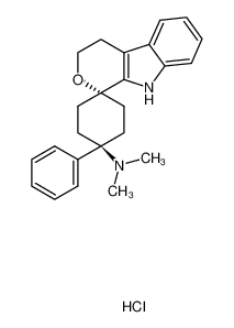 trans-4',9'-dihydro-N,N-dimethyl-4-phenyl-3'H-spiro[cyclohexane-1,1'-pyrano[3,4-b]indol]-4-amine hydrochloride CAS:691880-06-5 manufacturer & supplier