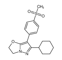 6-cyclohexyl-7-(4-(methylsulfonyl)phenyl)-2,3-dihydropyrazolo[5,1-b]oxazole CAS:691881-07-9 manufacturer & supplier