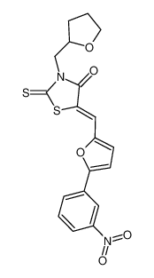 (5Z)-5-{[5-(3-nitrophenyl)-2-furyl]methylene}-3-(tetrahydrofuran-2-ylmethyl)-2-thioxo-1,3-thiazolidin-4-one CAS:691881-78-4 manufacturer & supplier